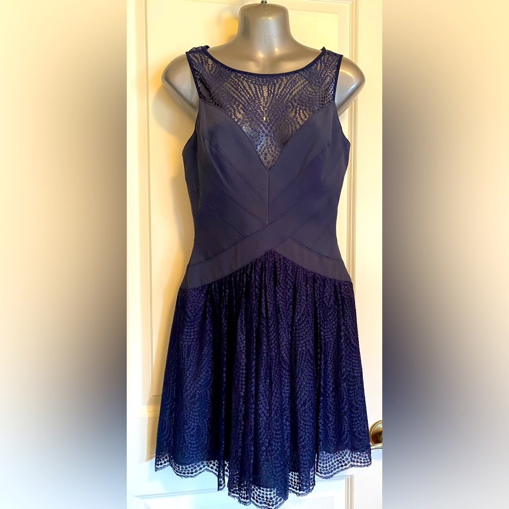 BCBGMazAzria fit and flare dress